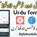 Urdu fonts